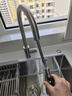 京东京造 厨房水龙头 抽拉式洗菜盆龙头 304不锈钢360°旋转冷热水3功能 实拍图