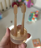 世喜婴儿牙刷0-1岁乳牙口腔舌苔清洁器早早刷2支婴幼儿软硅胶刷毛套装 实拍图