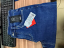 京东京造【已售30w件+】牛仔裤男四季舒适百搭男士休闲裤直筒裤子 深蓝 30 实拍图
