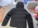 优衣库无缝羽绒连帽外套男装女装夹克羽绒服478279 09 黑色 XL 实拍图