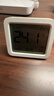 米家小米 米家智能温湿度计3 蓝牙智能联动家用室内车内高精度温湿度计 多功能时钟桌面摆放壁挂温度计 实拍图