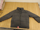 京东京造羽绒服男鸭绒加厚防寒工装面包服防泼水冬季外套短款 橄榄绿 2XL 实拍图