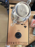 丰谷全自动上水电热水壶 茶台烧水壶 家用办公茶桌茶几嵌入式一体机茶具电茶炉套装 1L （37*20cm）底部上水金色-消毒款 实拍图