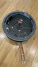 神田炒锅老式铁锅窒化熟铁日本进口炒菜锅物理无涂层不生锈 33cm 带盖 实拍图