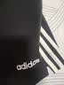 adidas休闲修身舒适三条纹修身短裤女装阿迪达斯官方轻运动   黑/白   L 实拍图