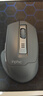 英菲克（INPHIC）M9 无线鼠标可充电轻音办公人体工学电脑台式笔记本2.4G通用便携Typec 灰【可视电量】 实拍图