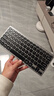 B.O.W航世 HD098C 超薄便携静音双模键盘 无线蓝牙妙控外接ipad电脑手机平板充电办公键盘 灰黑 实拍图