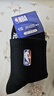NBA袜子男士秋冬运动袜抗菌防臭消臭吸汗无骨棉袜跑步中筒篮球袜3双 实拍图
