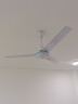 奥克斯（AUX）吊扇电风扇家用白色吊顶风扇1.4米56吋工业工厂车间客厅吊风扇三叶遥控吊扇1.2米 42寸三叶3档加厚机头强劲风【壁控调速器】 实拍图