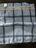 金号毛巾 提缎加厚纯棉毛巾 A类标准 蓝/灰 2条装 72*36cm 125g/条 实拍图