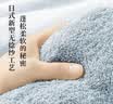 内野（UCHINO）新型无捻纱毛巾素色典雅全棉面巾柔软儿童洗脸洗澡毛巾蓝色 实拍图