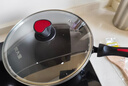 炊大皇炒锅不粘锅易洁轻油多用平底煎炒锅电磁炉通用炒菜锅32cmB50069 实拍图