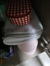 MUJI 再生聚酯纤维化妆包 居家 旅行 化妆品收纳 便携洗漱包 平型 红色格纹 实拍图
