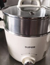 苏泊尔（SUPOR）不锈钢电煮锅 电蒸锅 多功能家用宿舍泡面小火锅 2.5L带蒸屉小炖锅 蒸煮一体电热锅H25YK681A 实拍图