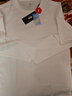 京东京造液氨抗皱t恤男士t恤纯棉打底衫内搭白小T春季衣服长袖新年 白色 M 实拍图