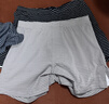 荷拉德古娜【3条装】宽松男士内裤男平角裤棉质阿罗裤男生男式裤衩大裤头 黑色+深灰+浅灰 XL （推荐体重120-140斤） 实拍图