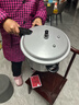 双喜高压锅铝合金燃气电磁炉通用防爆家用压力锅26CM/9.5L【蒸格款】 实拍图