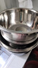 炊大皇304不锈钢盆筛五件套 加厚洗菜盆和面盆调料腌肉盆米筛五个组合装 实拍图