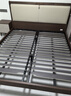 全友家居 新中式皮艺床家用卧室1.8米x2米实木脚家具轻奢软包双人大床 实拍图
