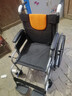 鱼跃 (yuwell)手动轮椅车H062折叠老人轻便免充气铝合金旅行手推代步 实拍图