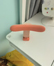 得力坐读写坐姿矫正器学生儿童学习写作业预防低头近视驼背纠正姿势一键夹桌生日开学新年礼物粉 实拍图
