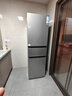 海尔（Haier）「真省电」217L三门小冰箱黑金净化一级能效风冷无霜星辉银BCD-217WGHC3E9S9国家补贴 实拍图
