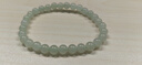 净心石【新年礼物】和田玉手串男女款浅青玉圆珠单圈玉手链单珠约6mm 实拍图