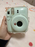 富士（FUJIFILM）instax 拍立得mini12一次成像相机 mini11升级款minise/41三寸相纸 生日礼物 送礼奖品 女生礼物 Mini12 薄荷绿【经典百搭】 官方标配【不含相纸】 实拍图