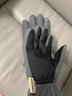 目丸保暖手套男女户外冬天骑行防寒风加绒厚触屏女防水冬季棉滑雪手套 9#深灰色 深度暖手套-男款 实拍图