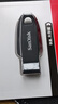 闪迪（SanDisk）64GB USB3.2 U盘 CZ550黑色 读速100MB/s 安全加密 数据恢复 学习办公电脑车载 高速大容量优盘 实拍图