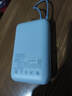 小米（MI）【3C认证】小米充电宝移动电源 10000 自带线双向快充口袋版 电源 灰蓝色可上飞机/火车 年会奖品 实拍图
