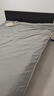 京东京造 100支长绒棉贡缎四件套 纯棉A类床单被套枕套床上用品 1.8m-英伦灰 实拍图