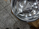不锈钢盆加厚大盆洗脸盆洗菜盆家用大号盆洗澡洗衣加厚盆洗菜盆 加厚不锈钢大盆 30CM【1个装】 实拍图