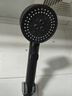 四季沐歌（MICOE）黑色增压淋浴花洒喷头套装 浴室淋浴头花洒手持花洒三件套HS125 实拍图
