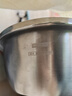 京东京造304不锈钢盆筛五件套 洗菜盆调料和面盆腌肉盆米筛洗菜沥水篮 实拍图