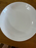 瓷侠客盘子菜盘家用白色骨瓷餐具碟子陶瓷餐盘套装骨碟饺子盘深盘饭盘 8英寸常用菜盘（1个装） 20.6cm 实拍图
