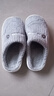 【福利价】小熊小兔棉拖秋冬季情侣保暖学生男拖鞋女居家棉拖鞋 小熊小兔棉拖-灰色 42-43 适合41-42 实拍图
