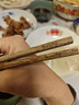 双枪（Suncha）筷子 天然家用实木无漆无蜡鸡翅木雕刻筷子套装10双装 实拍图