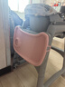 HUAERLE宝宝餐椅家用同款肯德基婴儿餐椅可调高度吃饭餐桌多功能学坐椅子 豪华款【粉色餐盘+坐垫+轮子】 实拍图
