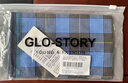 GLO-STORY男女方巾 棉质40cm情侣款通用手帕格子经典款手绢 实拍图