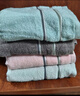 洁丽雅（Grace）5A纯棉毛巾抑菌全棉不易掉毛吸水柔软洗脸面巾【3条装】兰+驼+棕 实拍图