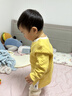 优衣库婴幼儿宝宝UT Clay Animation压线睡衣长袖起居套装478442 44 亮黄色 90 实拍图