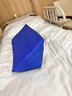 可孚 医用翻身垫海绵病人软护理三角枕头医疗侧身卧床瘫痪老人防褥疮靠背翻身枕辅助器靠垫 三角形蓝色60cm 实拍图