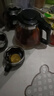 一壶四杯茶壶套装 大容量玻璃茶杯带滤网耐高温水壶茶具无底座 1000ML一壶+四杯套装 1件 实拍图