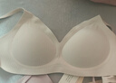 ubras【虞书欣同款】夹心软支撑本命年小胸聚拢女无痕内衣无钢圈文胸罩 【背勾款】燕麦奶色 L 80A/80B 实拍图