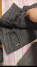 与狼共舞【加绒加厚】重磅秋冬款通勤保暖男士厚牛仔长裤 015深灰 35  实拍图