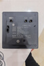 小米智能开关(单开)深空灰 接入米家 单火零火兼容 超长寿命 开关面板 实拍图