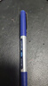 uni三菱 uni-ball EYE蓝色中性笔高颜值0.5mm蓝笔签字笔商务直液式学生水笔水性笔具套装 UB-150 3支 实拍图