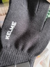 卡尔美（KELME）骑行手套男毛线手套冬季保暖手套防寒触屏手套跑步运动训练 黑色  实拍图