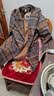 兰威费雷格子外套秋冬加厚高档外套50女中长款呢子大衣 一号色（春秋款） 2XL （建议110-125斤） 实拍图